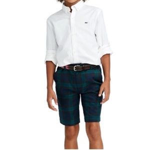 NWT ✨ Vineyard Vines Boys Blackwatch Plaid Breaker Shorts, 14